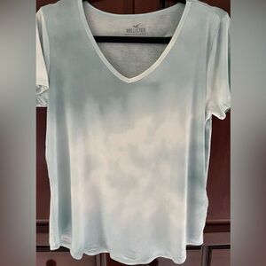 Hollister Tie-dye Green Short Sleeve Tee